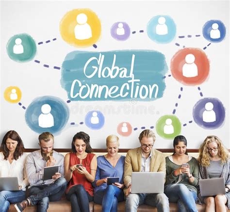 Global Connection Communication Interconnection Networking Concept