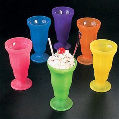 12 Pack Of Ice Cream Sundae Soda Fountain Plastic Cup By Fun Express