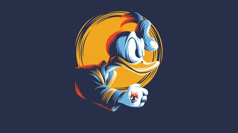 2560x1440 Donald Duck Minimal Art 4k 1440p Resolution Hd 4k Wallpapers