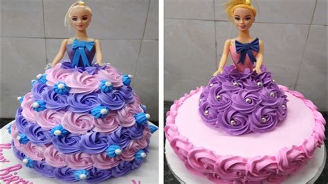 Two Amazing Barbie Doll Cake Design Doll Cake Girl Birthday Cake