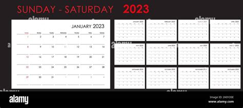 Calendar For 2023 An Organizer And Planner For Every Day Week Start