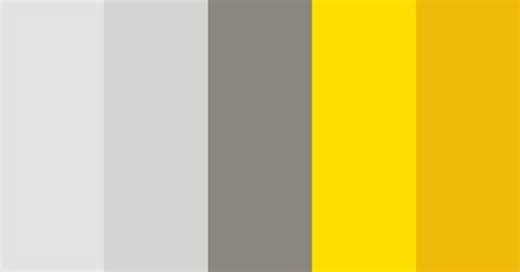 Yellow And Gray Color Scheme Gold