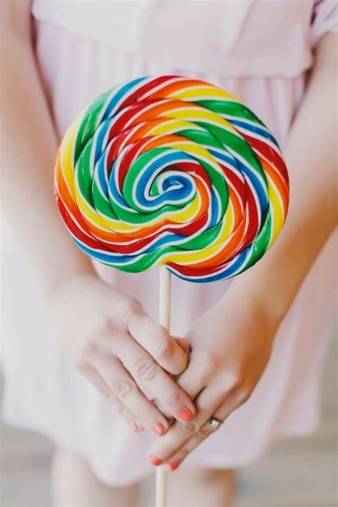 Pin By Holly2 On With`these`2`hands Rainbow Candy Rainbow Lollipops
