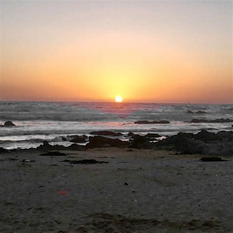 Atardecer Playa El Tabo Chile Chile Celestial Sunset Quick