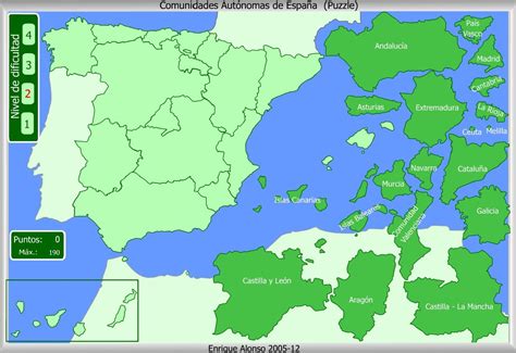 Mapa España Comunidades Autonomas Interactivo Mapa