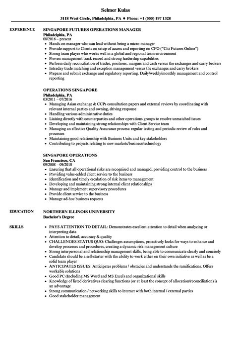 Singapore Cv Template Download