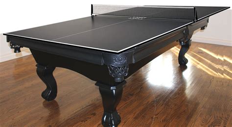 Table Tennis Conversion Top With Padded Bottom For 9 Pool Tables In