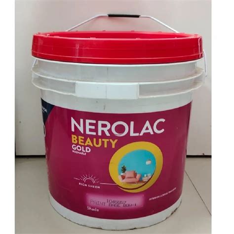 Nerolac Beauty Gold Washable Interior Acrylic Emulsion Paint 10 Ltr At