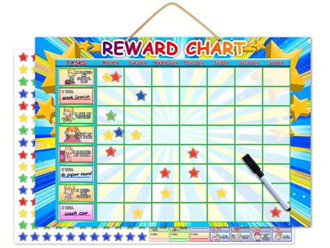 Buy Magnetic Reward Chart Dry Erase Childrens Chore And Task Planner