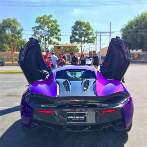 Perfect View Of Purple Mclaren 570s Visit And Get More