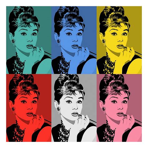 Audrey Hepburn Series By Andy Warhol Warhol Art Pop Art Effect Andy