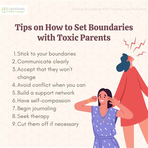 Setting Boundaries With Parents Worksheets
