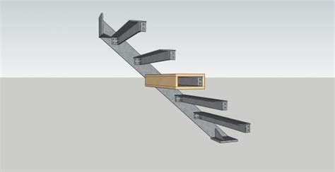 I've instructed interbau stairs to install a staircase with banisters in canezza pergine and we want to emphasize the installer team has been extremely professional and prudent. stair-structure.png | Cantilevered stairs detail ...