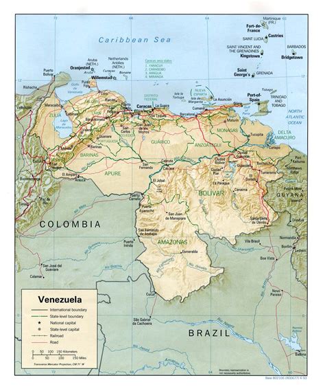 Map Of Venezuela Geography