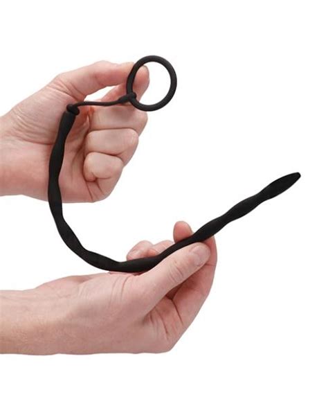 Silicone Plug And Cock Ring Set Urethral Sounding Black On Literotica