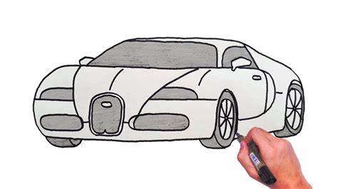 How To Draw Luxury Sports Car Easy Drawing Tutorial In
