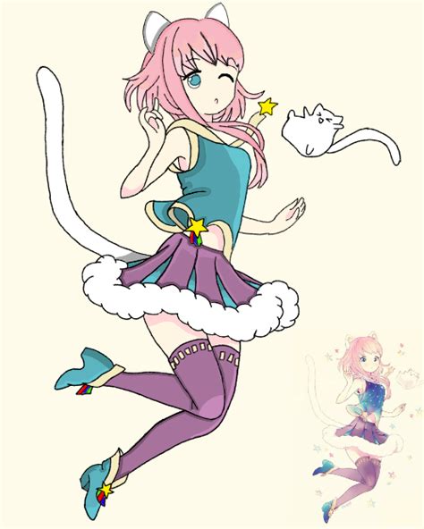 Anime Cat Girl Speedpaint Ibispaint