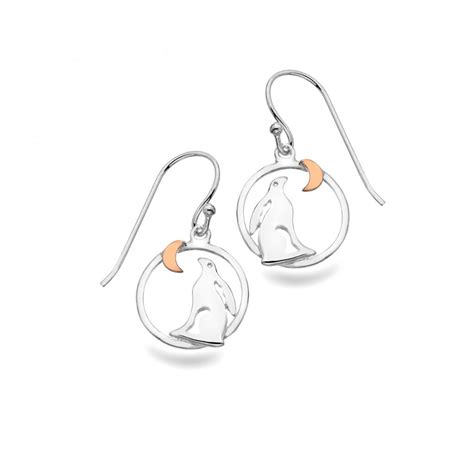 Silver Origins Hare And Moon Earrings Rabbit Welfare Shop