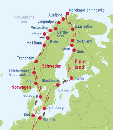 Busreise Nordkap Lofoten Vesteralen Weltenbummler