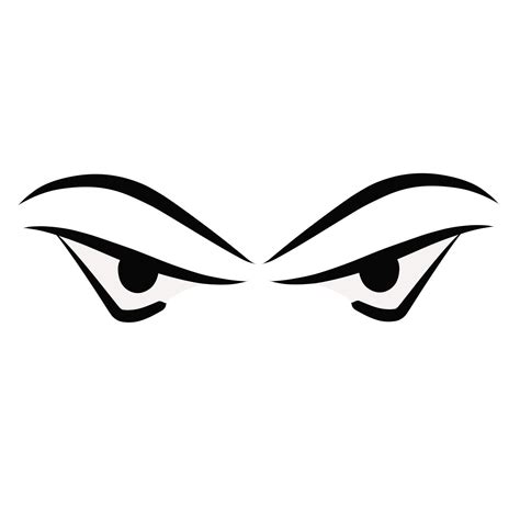 Illustration Design Angry Eye Vector Graphic Perfect For Stickers