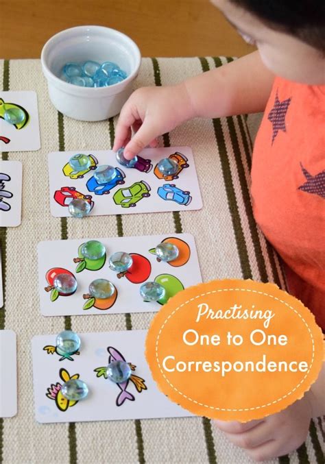 One To One Correspondence Nurturing Math Skills And Counting Practice