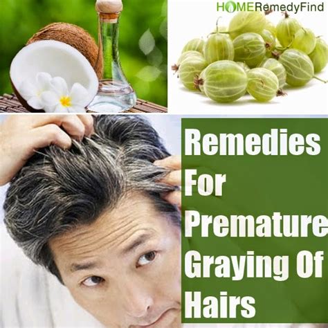 Those dreaded streaks of whites and grey pop up even when. 50 home remedies for treating premature graying of hair ...
