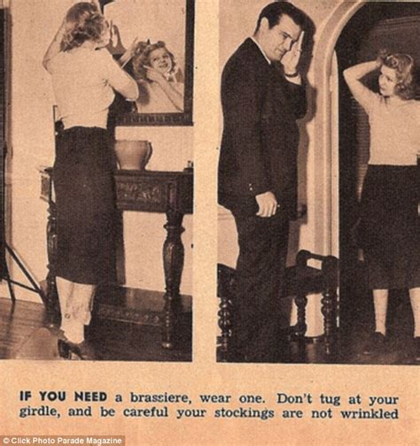 1938 Dating Tips Guide Dont Look Bored Or Tug At Your Girdle Daily