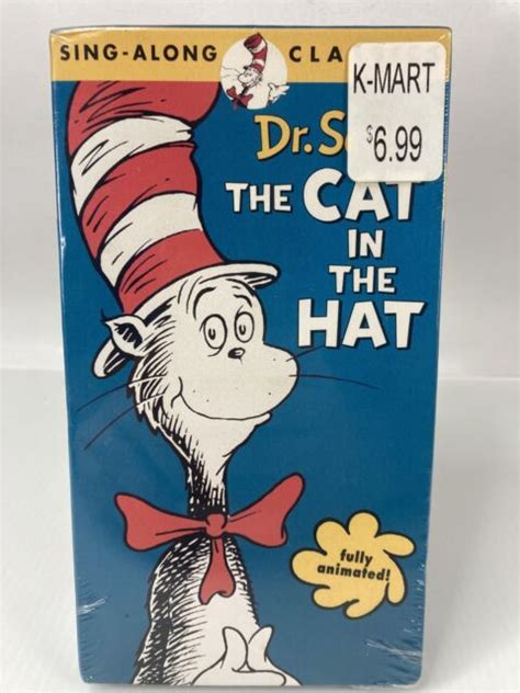 Dr Seuss The Cat In The Hat Sing Along Classics Vhs Tape For Sale