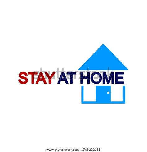 Stay Home Stay Safe Poster Design Stock Vector Royalty Free