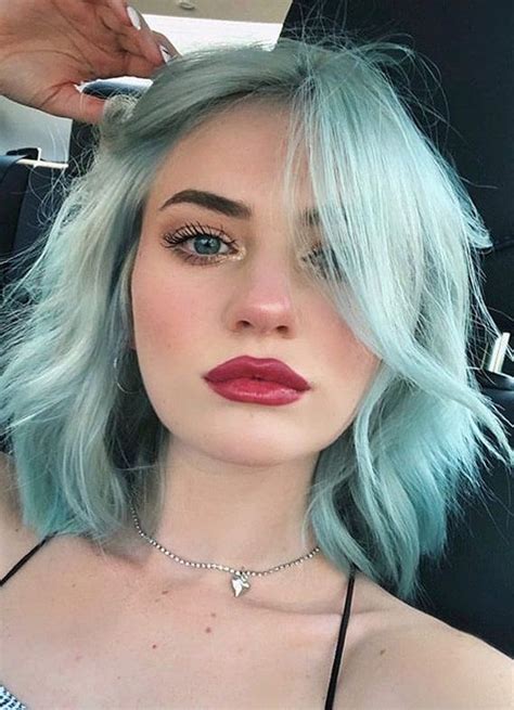 Stunning Sky Blue Hair Colors And Hairstyles To Follow In Year 2020
