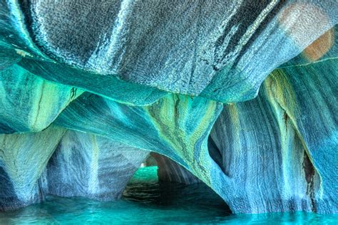 Marble Caves Patagonia Chile Natural Creations