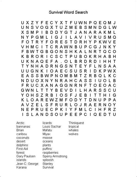 6 Best Hard Adult Word Search Printable