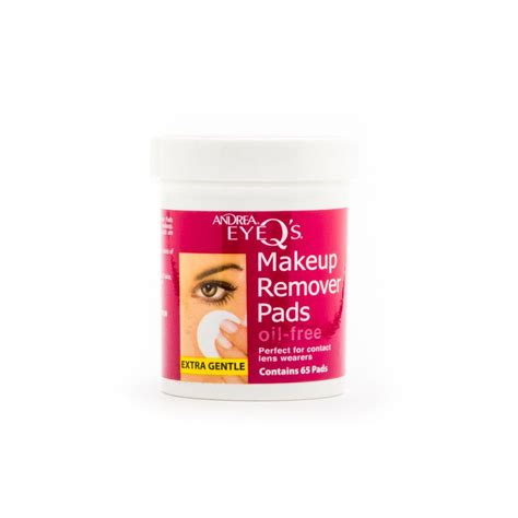Andrea Eye Qs Oil Free Eye Makeup Remover Pads 65 Count Pack Of 3