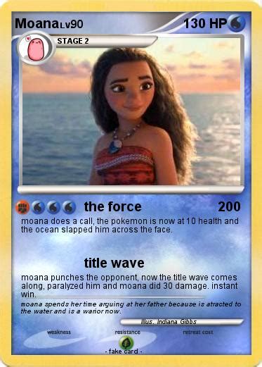 Pokémon Moana 22 22 The Force My Pokemon Card