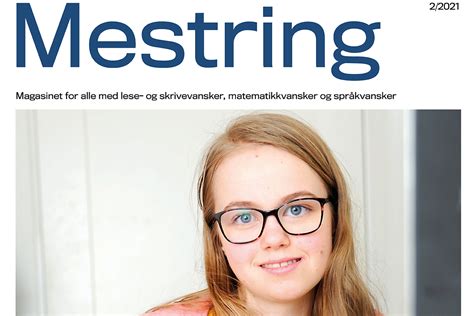 Mestring Nr 2 2021 Dysleksi Norge