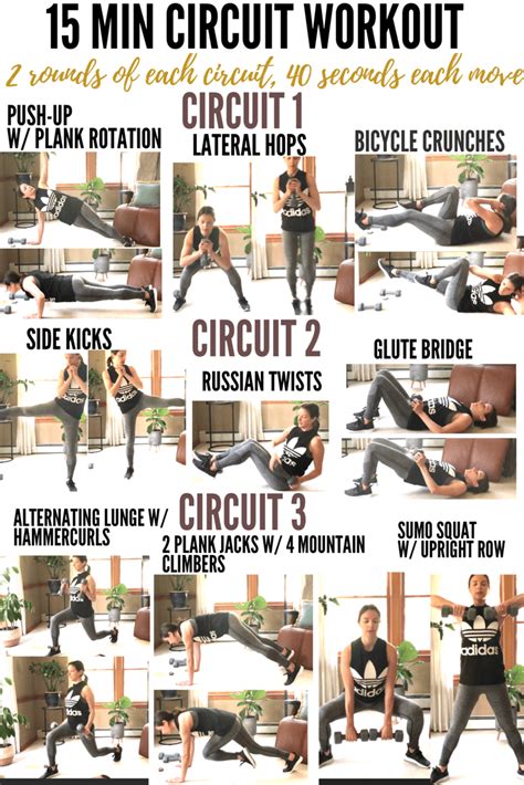 15 Minute Circuit Workout Full Body