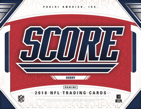 Maybe you would like to learn more about one of these? 2018 Panini Score NFL Football Cards - FIRST Officially Licensed RC's!