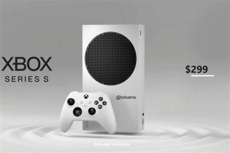 Xbox Series S Leaks With 299 Price The Verge