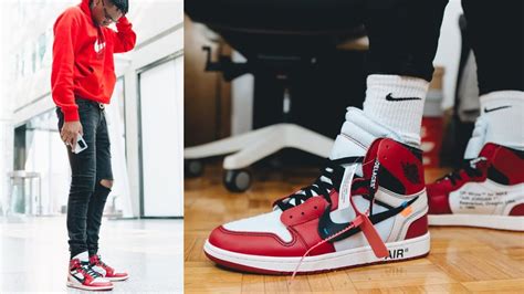 Nike Air Jordan 1 Off White Chicago On Feet Review 2020 Youtube