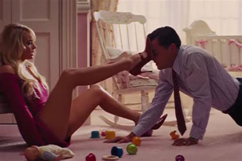 Margot Robbie Leonardo Dicaprio Sex Scene In Wolf Of Wall Street The