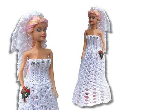 Gratis vollbildmodus ohne registrierung ohne download. Brautkleid für 30cm Puppen - Häkelanleitung