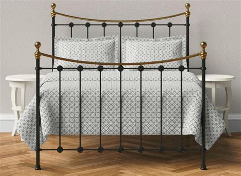 Victorian Wrought Iron Bed With Brass Knobs Endurance Beds