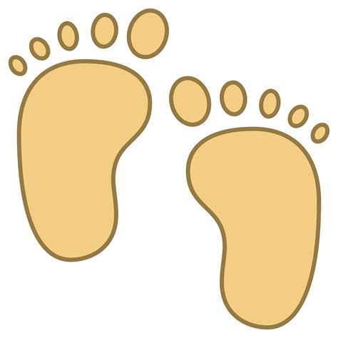Baby Svg Footprint Baby Feet Icon Transparent Png Dow