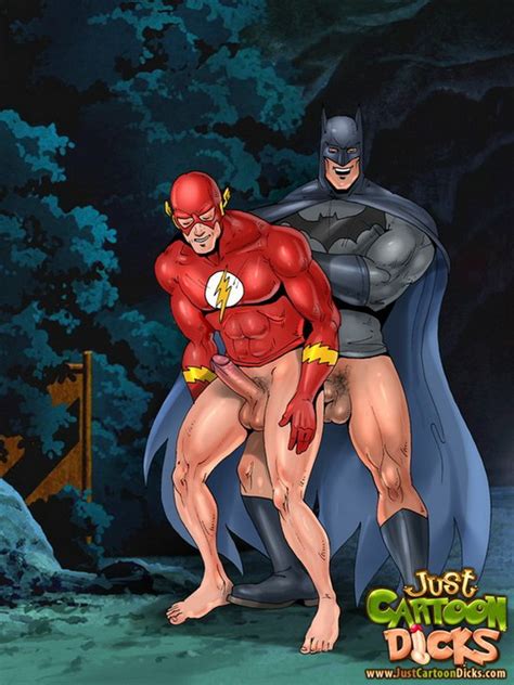 Gay Batman Flash And Superman Getting Naughty Just
