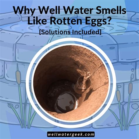 Reasons Why Well Water Smells Like Rotten Eggs Solutions