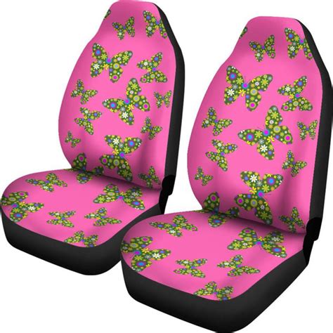 butterflies pink car seat covers uscoolprint