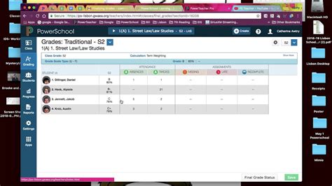 Finalizing Semester Grades In Powerschool Pro Youtube