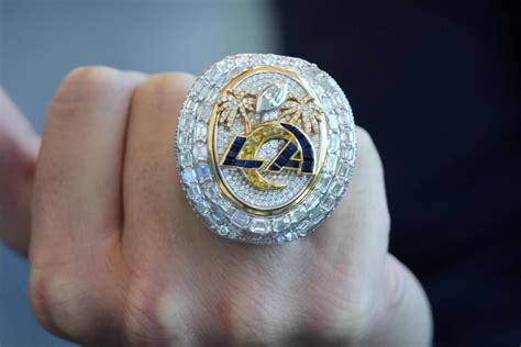 Rams Super Bowl Rings Champions Receive Massive Sofi Stadium Style