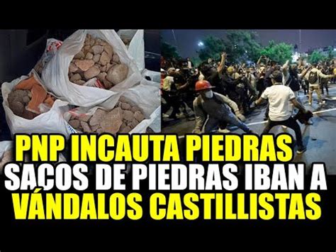 TOMA DE LIMA INCAUTAN PIEDRAS EN COMBI QUE SE DIRIGÍA HACIA PROTEST4S