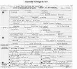 Images of New Orleans Louisiana Marriage License